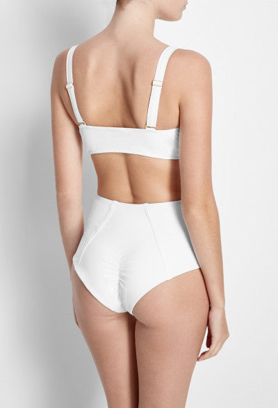 The Allure High-waist Bikini Set | White