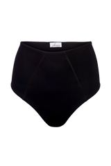 Allure black high waist bikini bottoms