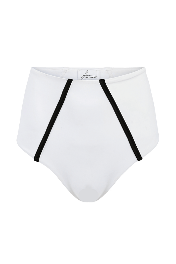 The High Waist Bottoms | White + Black