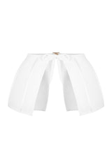 The Peplum Skirt | White