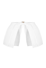 The Peplum Skirt | White