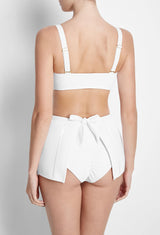 The Peplum Skirt | White