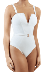 The Victory Swimsuit | White