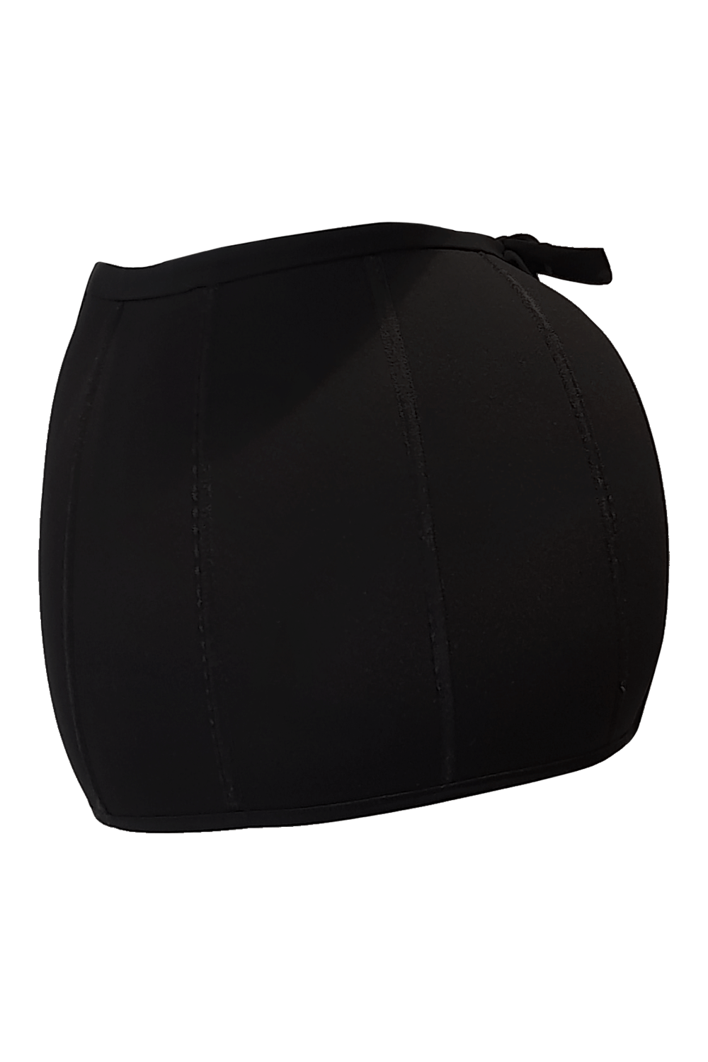 The black peplum cover up-side