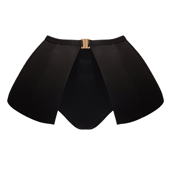 Short black deals peplum skirt