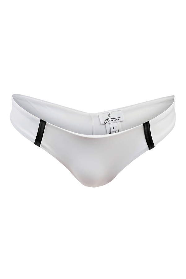 Allure white brazilian bikini bottoms