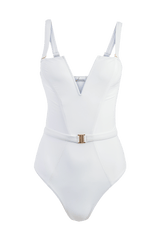 The Victory Swimsuit | White